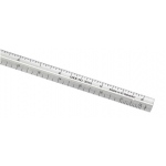 Alumicolor 3000 Series 6" Colored Aluminum Triangular Scale: Engineer, Black