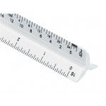 Alvin 110 Series 12" Student/Vocational Triangular Scale: Combination (English/Metric)