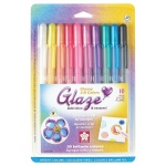 Glaze 3-D Glossy Ink Pen: Assorted A, Pack of 10