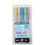 Gelly Roll Metallic Gel Pen Set: Hot Metallic, Pack of 5