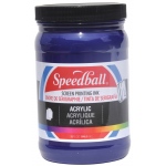 Speedball Acrylic Screen Printing Ink: Cyanine, 32 oz.