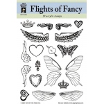 Hot Off the Press Clear Stamp Set: Flights of Fancy, 5 /12" x 7"