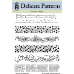 Hot Off the Press Clear Stamp Set: Delicate Patterns, 5 1/2" x 7"