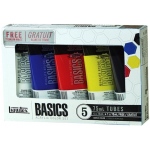Liquitex Basics Value Series  Acrylic Paint: 75ml, 5 Color Set