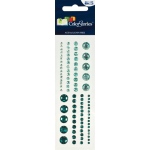 Blue Hills Studio ColorStories Green Story: 88 Adhesive Gems, 2" x 5 3/4"