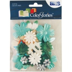 Blue Hills Studio ColorStories Green Story: 22 Paper Potpourri, Up to 2 1/4"
