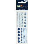Blue Hills Studio ColorStories Blue Story: Adhesive Gem, 2" x 5.75", 88 Pieces