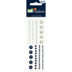 Blue Hills Studio ColorStories Blue Story: 88 Adhesive Pearl Gems, 2" x 5 3/4"