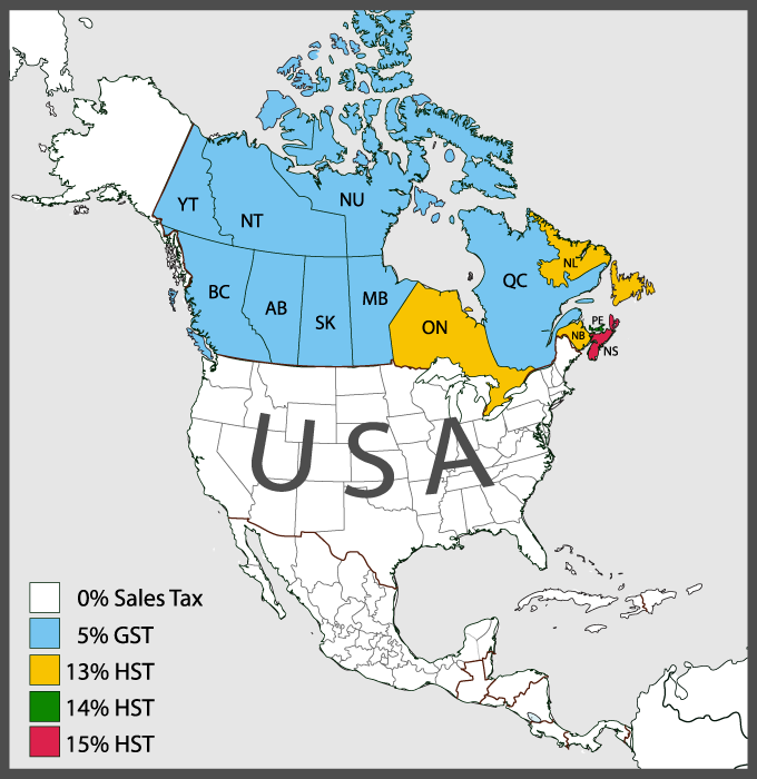 Sales tax map